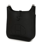 Hermes Evelyne 23 Black Clemence Palladium Hardware - Thumbnail View 5