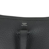 Hermes Evelyne 23 Black Clemence Palladium Hardware - Thumbnail View 7