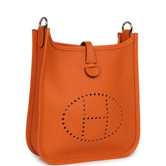Hermes Evelyne TPM Orange Clemence Palladium Hardware