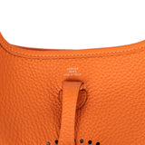 Hermes Evelyne TPM Orange Clemence Palladium Hardware - Thumbnail View 7