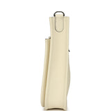 Pre-owned Hermes Evelyne 23 Cream Clemence Palladium Hardware - Thumbnail View 3