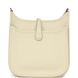 Pre-owned Hermes Evelyne 23 Cream Clemence Palladium Hardware - Thumbnail View 4