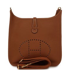 Hermes Evelyne III PM Gold Clemence Gold Hardware