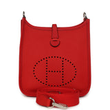 Hermes Evelyne TPM Rouge De Coeur Clemence Palladium Hardware - Thumbnail View 1