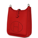 Hermes Evelyne TPM Rouge De Coeur Clemence Palladium Hardware - Thumbnail View 5