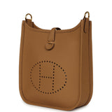 Pre-owned Hermes Evelyne TPM Biscuit Clemence Gold Hardware - Thumbnail View 5