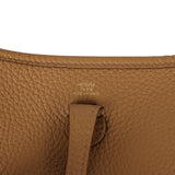 Pre-owned Hermes Evelyne TPM Biscuit Clemence Gold Hardware - Thumbnail View 7