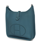 Hermes Evelyne III PM Blue Jean Clemence Palladium Hardware - Thumbnail View 5