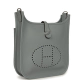 Hermes Evelyne 23 Gris Pantin Clemence Palladium Hardware - Thumbnail View 2