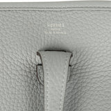 Hermes Evelyne 23 Gris Pantin Clemence Palladium Hardware - Thumbnail View 7