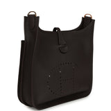 Hermes Evelyne III PM Ebene Clemence Gold Hardware - Thumbnail View 2