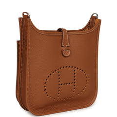 Hermes Evelyne 23 Gold Clemence Palladium Hardware