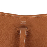 Hermes Evelyne 23 Gold Clemence Palladium Hardware - Thumbnail View 7