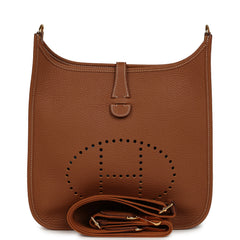 Hermes Evelyne III PM Gold Clemence Gold Hardware