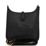 Hermes Evelyne 23 Black Clemence Gold Hardware - Thumbnail View 1