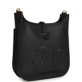Hermes Evelyne 23 Black Clemence Gold Hardware - Thumbnail View 2