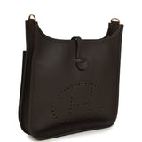 Hermes Evelyne III PM Ebene Clemence Gold Hardware - Thumbnail View 2