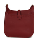 Hermes Evelyne III PM Rouge H Clemence Gold Hardware - Thumbnail View 4