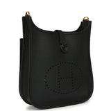 Hermes Evelyne 23 Black Clemence Gold Hardware - Thumbnail View 2