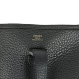 Hermes Evelyne 23 Black Clemence Gold Hardware - Thumbnail View 7
