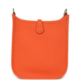 Hermes Evelyne TPM Tangerine Clemence Palladium Hardware - Thumbnail View 4