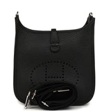 Hermes Evelyne 23 Black Clemence Palladium Hardware - Thumbnail View 1