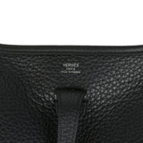 Hermes Evelyne 23 Black Clemence Palladium Hardware - Thumbnail View 7