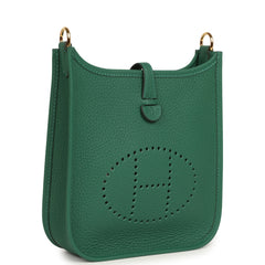 Hermes Evelyne TPM Vert Moyen Clemence Gold Hardware