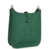 Hermes Evelyne TPM Vert Moyen Clemence Gold Hardware - Thumbnail View 2