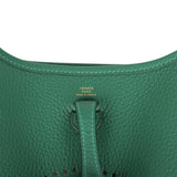 Hermes Evelyne TPM Vert Moyen Clemence Gold Hardware - Thumbnail View 7
