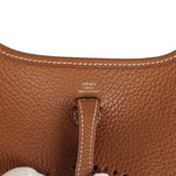 Pre-owned Hermes Evelyne TPM Gold Clemence Palladium Hardware - Thumbnail View 7