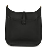 Hermes Evelyne 23 Black Clemence Gold Hardware - Thumbnail View 4