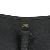 Hermes Evelyne 23 Black Clemence Gold Hardware - Thumbnail View 7