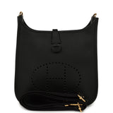 Hermes Evelyne 23 Black Clemence Gold Hardware - Thumbnail View 1