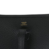 Hermes Evelyne 23 Black Clemence Gold Hardware - Thumbnail View 7
