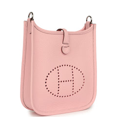 Hermes Evelyne TPM Rose Sakura Clemence Palladium Hardware
