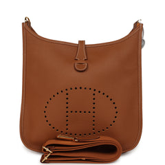 Hermes Evelyne III PM Gold Clemence Gold Hardware