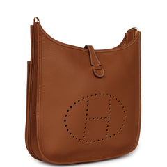 Hermes Evelyne III PM Gold Clemence Gold Hardware