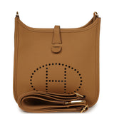Hermes Evelyne III PM Biscuit Clemence Gold Hardware - Thumbnail View 1