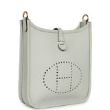 Pre-owned Hermes Evelyne TPM Bleu Pale Clemence Gold Hardware - Thumbnail View 2
