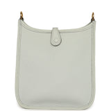 Pre-owned Hermes Evelyne TPM Bleu Pale Clemence Gold Hardware - Thumbnail View 4