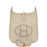 Hermes Evelyne TPM Craie Clemence Gold Hardware - Thumbnail View 1