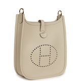 Hermes Evelyne TPM Craie Clemence Gold Hardware - Thumbnail View 2