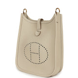 Hermes Evelyne TPM Craie Clemence Gold Hardware - Thumbnail View 5