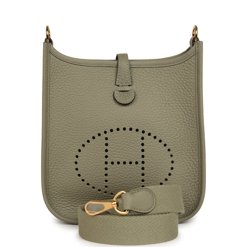Hermes Evelyne TPM Sauge Clemence Gold Hardware