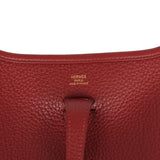 Hermes Evelyne 23 Rouge H Clemence Gold Hardware - Thumbnail View 7