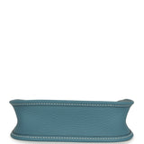 Hermes Evelyne TPM Blue Jean Clemence Palladium Hardware - Thumbnail View 6