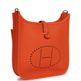 Hermes Evelyne 23 Tangerine Clemence Palladium Hardware - Thumbnail View 2