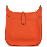 Hermes Evelyne 23 Tangerine Clemence Palladium Hardware - Thumbnail View 4