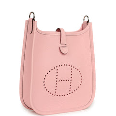 Hermes Evelyne TPM Rose Sakura Clemence Palladium Hardware